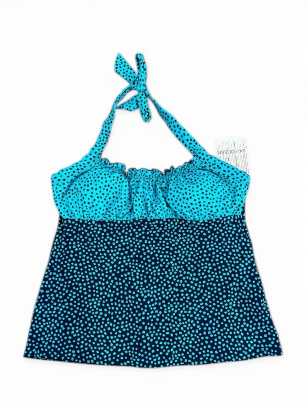 24th & Ocean Polka-Dot Tankini Top NWT